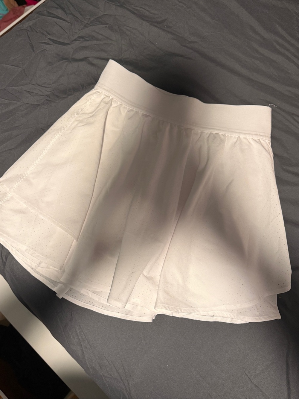90 Degree By Reflex White Athletic Tennis Skirt